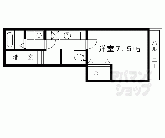 【ＣＡＳＡ　ＷＯＯＤⅢ】間取