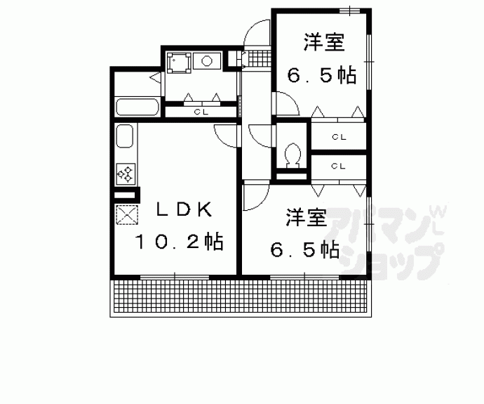 【エリシオン・レジデンスⅢ】間取