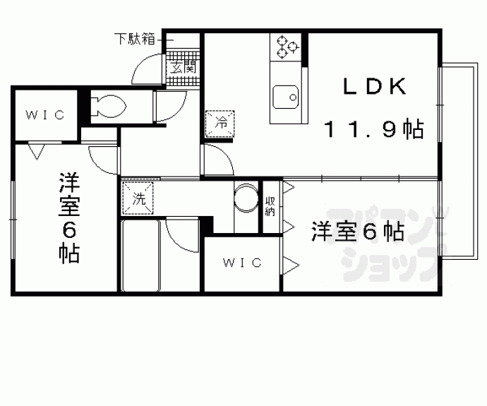【メゾン・カナール】間取