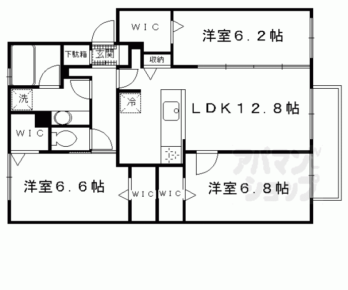 【メゾン・カナール】間取