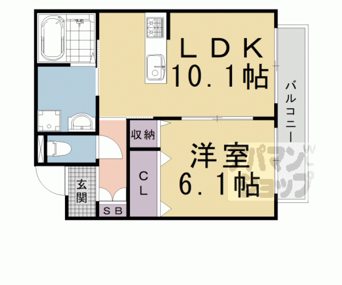 【シャーメゾンＵＲＡＲＡ】間取