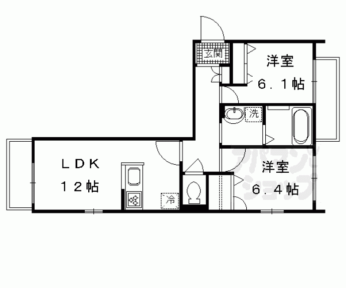 【シャーメゾンＵＲＡＲＡ】間取