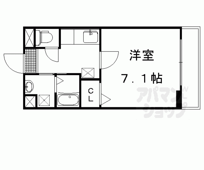 【アリーサイド】間取