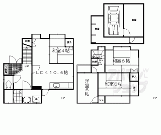 【羽束師鴨川町貸家】