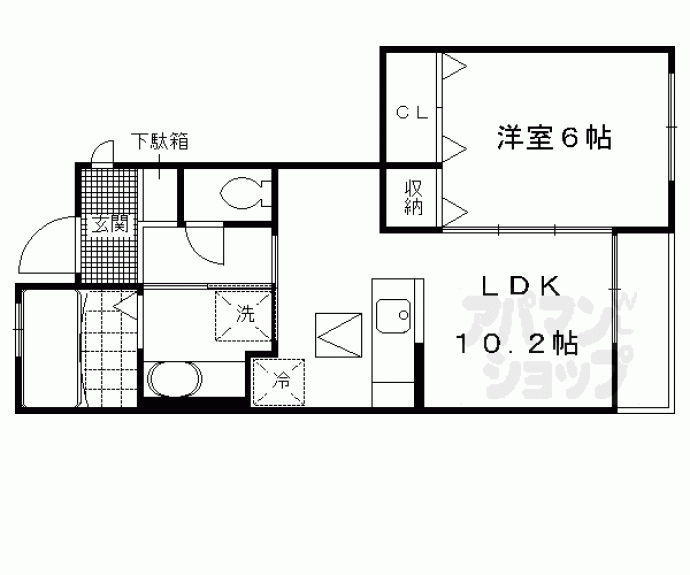 【リーブル・シャン・ド・フルール】間取