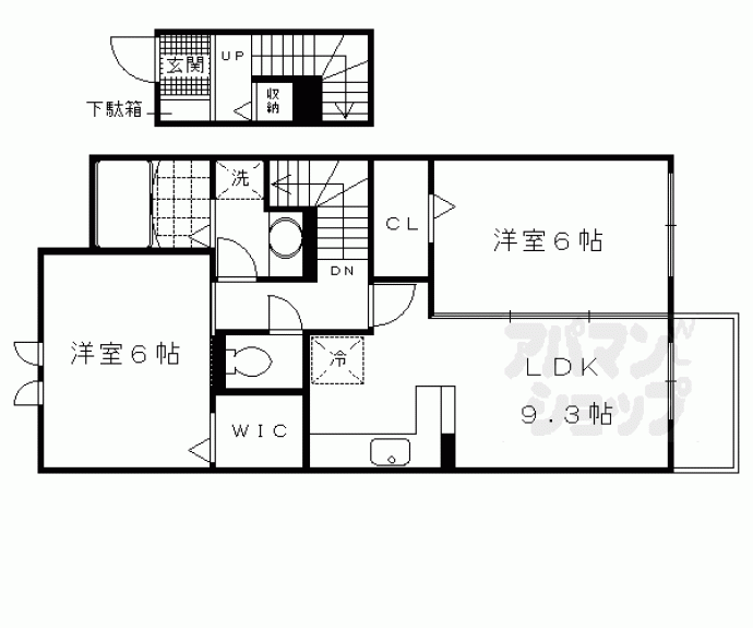 【リーブル・シャン・ド・フルール】間取