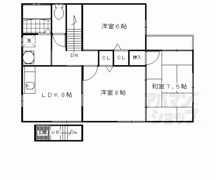 【ＡＬ平町】間取