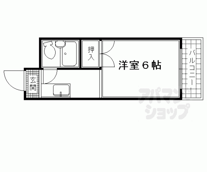 【ナナハメゾン城南宮】間取