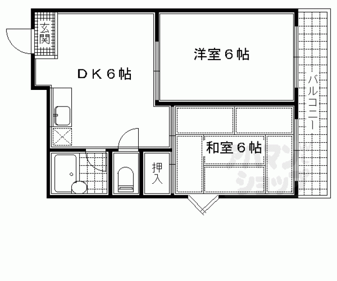 【ナナハメゾン城南宮】間取