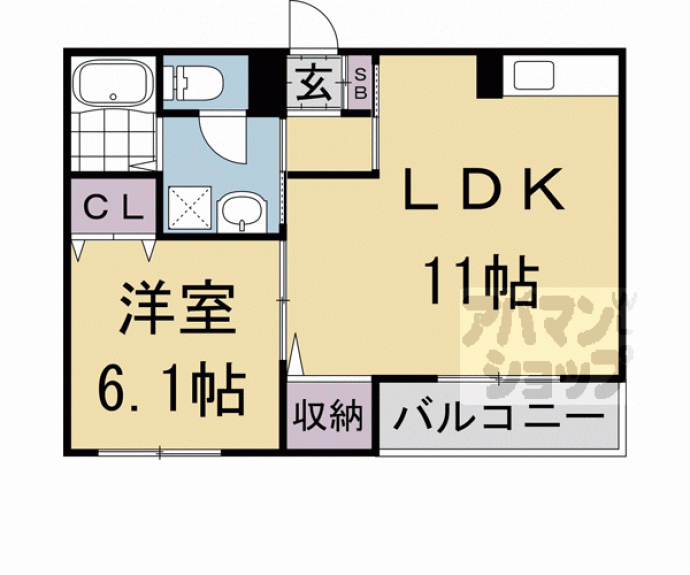 【ルル　オブ　蛇塚　プログレッソ】間取