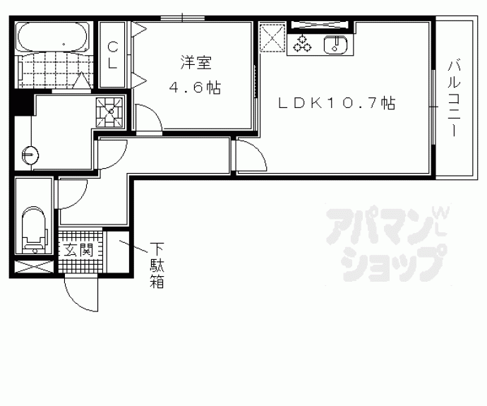 【ベルフォーレ片山】間取