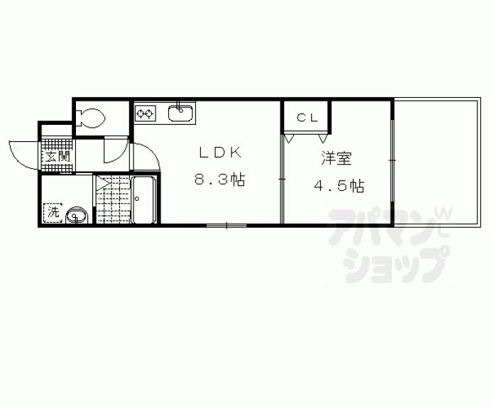 【クレドール伏水苑】間取