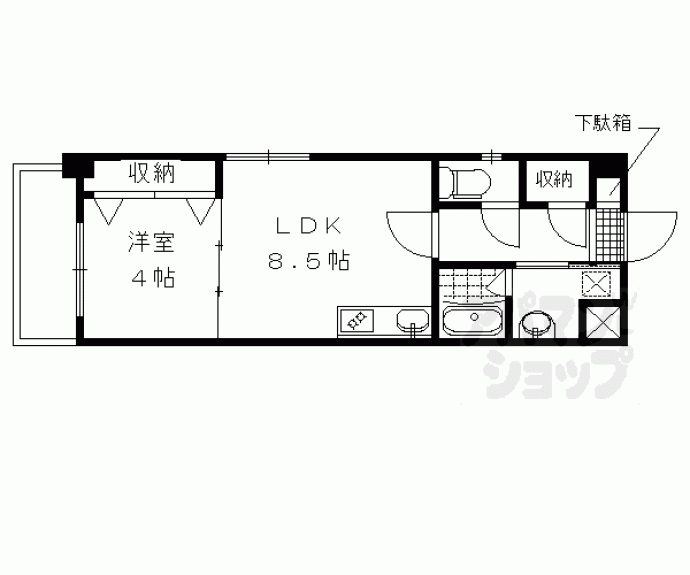 【リビエール桃陵】間取