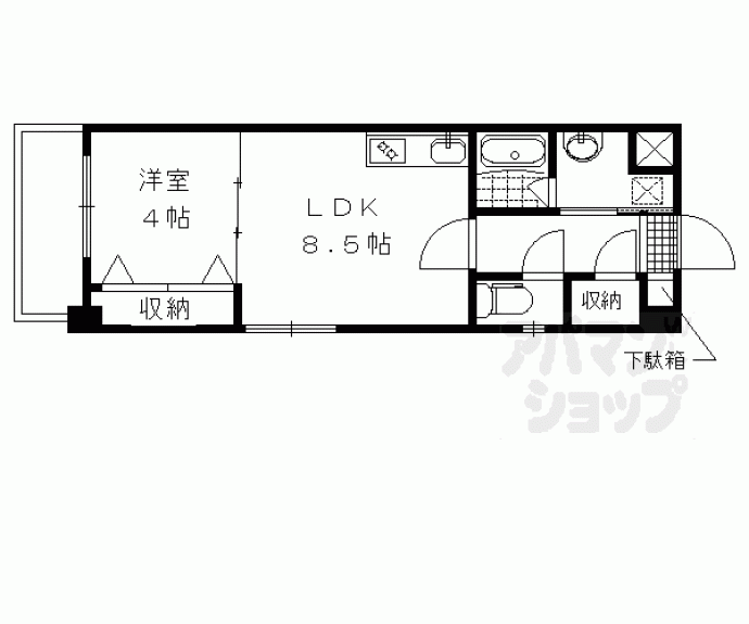 【リビエール桃陵】間取