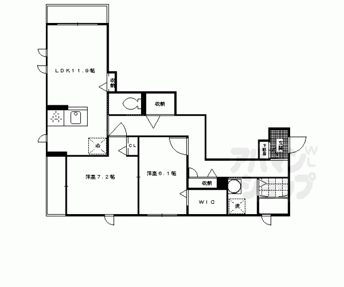 【シャーメゾン大樹】間取