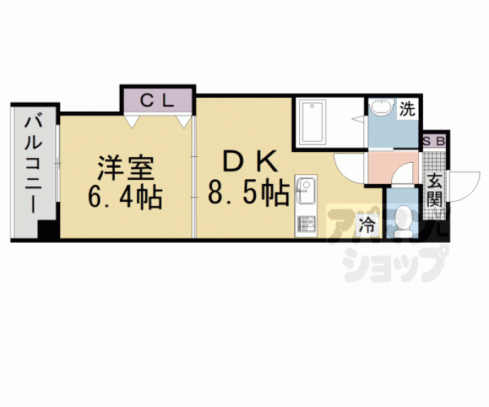 【Ｌｕｘｅ中書島】間取