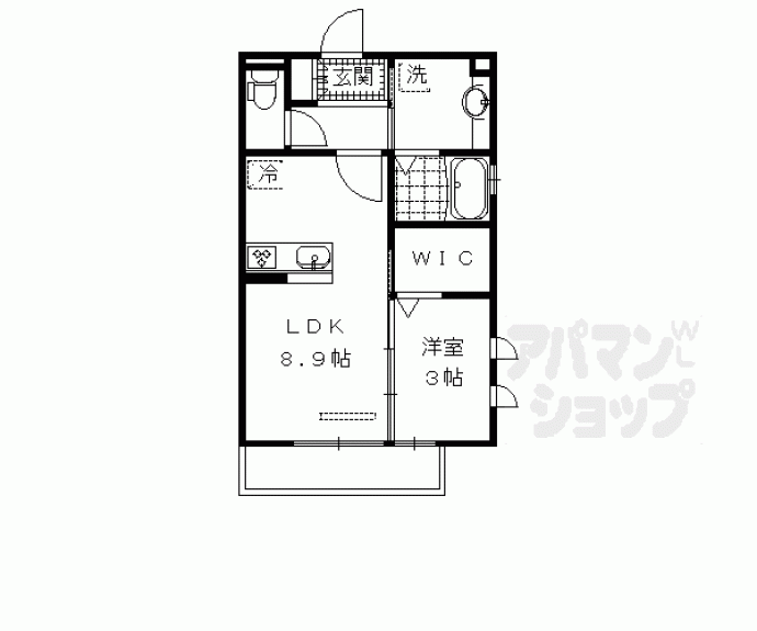 【カーサ金森】間取