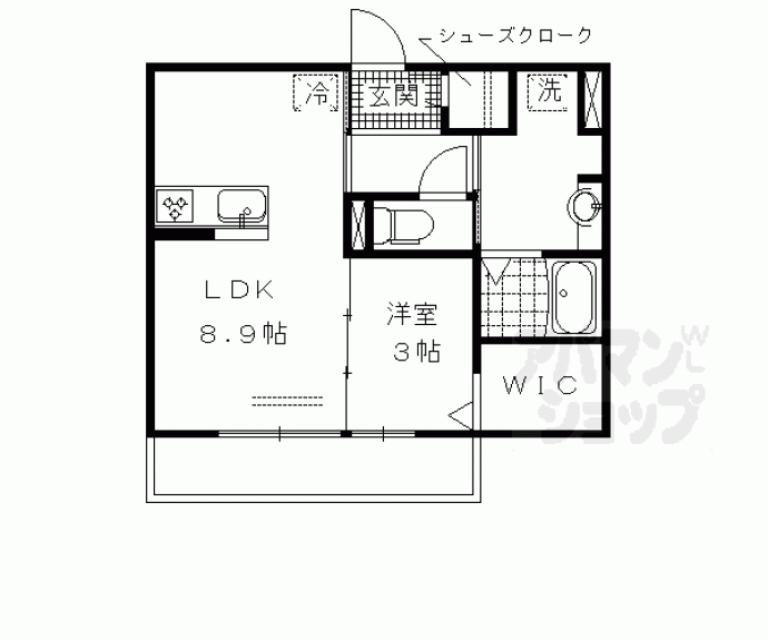 【カーサ金森】間取