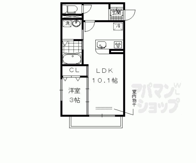 【カーサ京町】間取