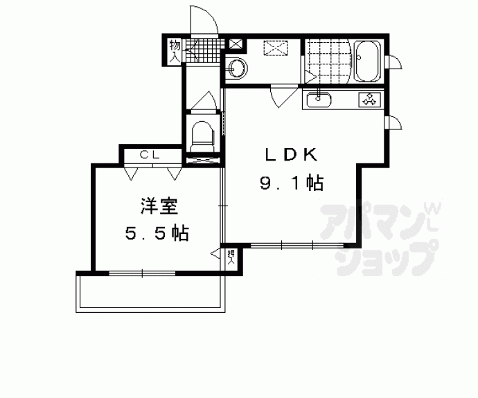 【２４番館】間取