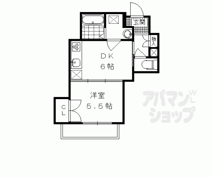 【２４番館】間取