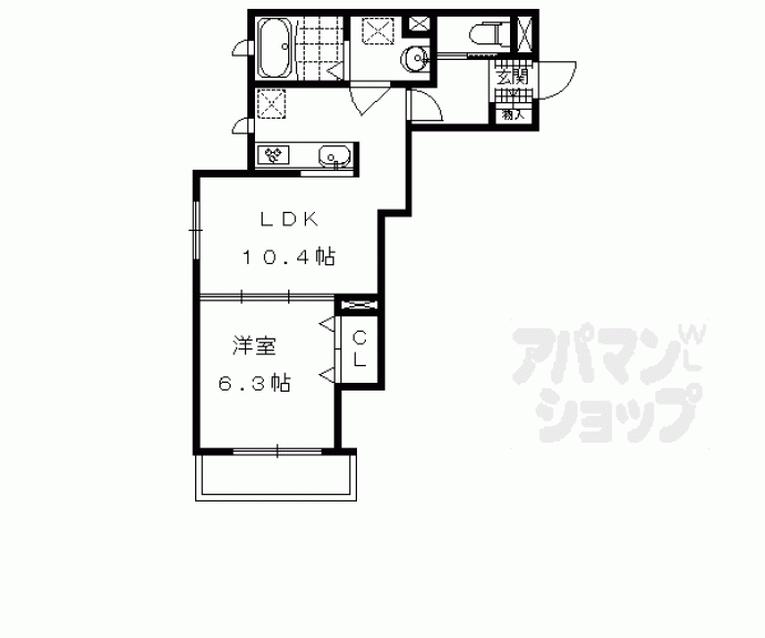 【２４番館】間取