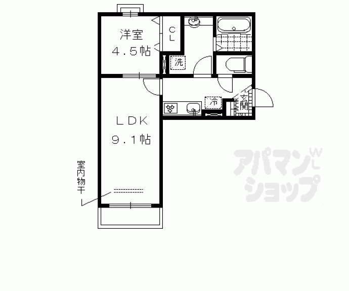 【グラシア洛水】間取