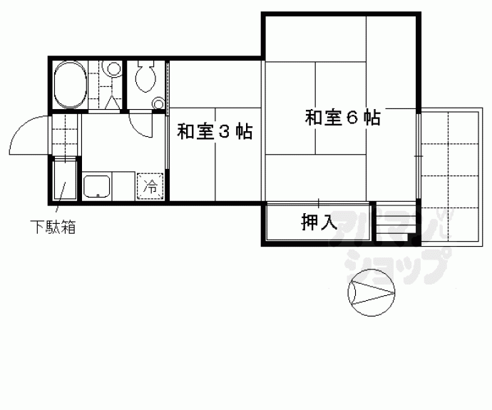 【華頂マンション】間取