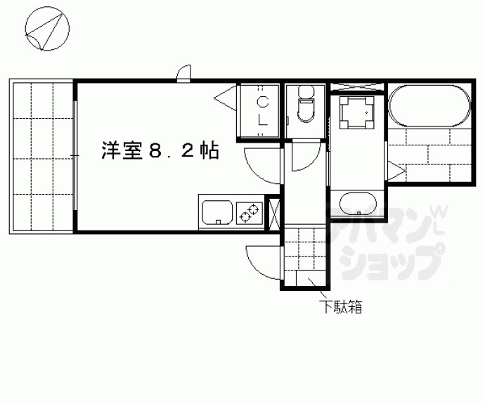 【ロータス東山】間取