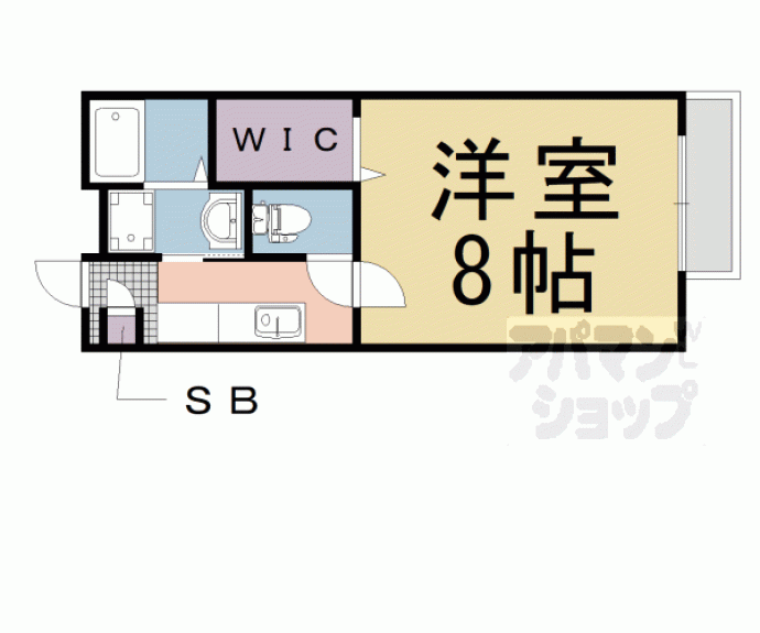 【ブランシェ御陵Ⅱ】間取