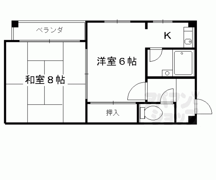 【第二創久マンション】間取