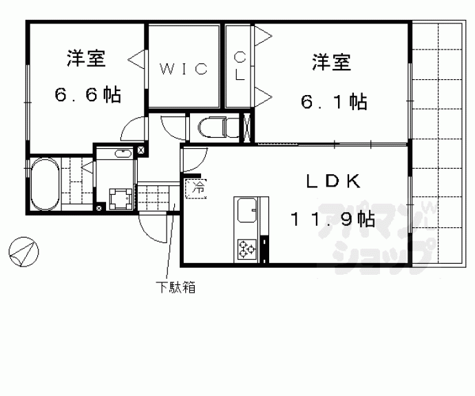 【シャルマンコート　ドゥ】間取