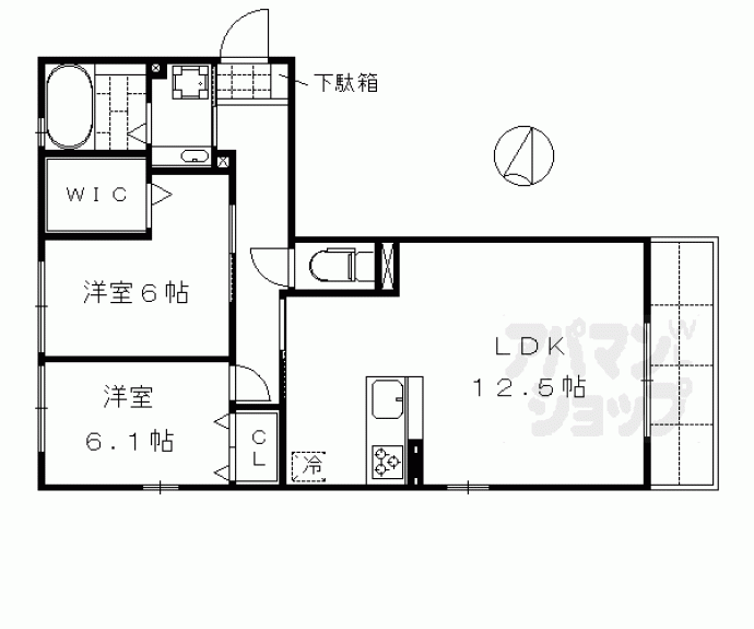 【シャルマンコート　ドゥ】間取