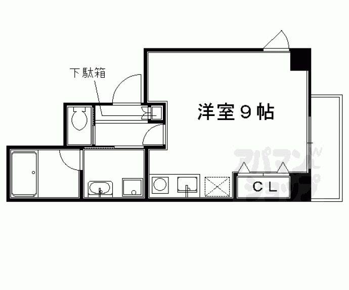 【祇園宮川町グランレブリー】間取