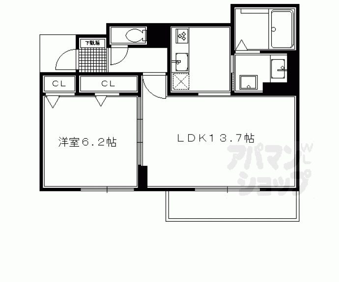 【カーサフェリーチェⅡ】間取