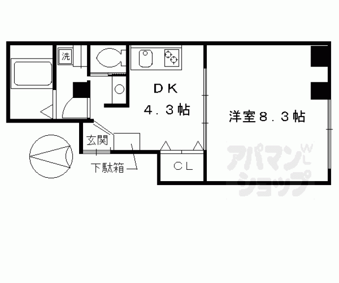 【万治ビル】間取
