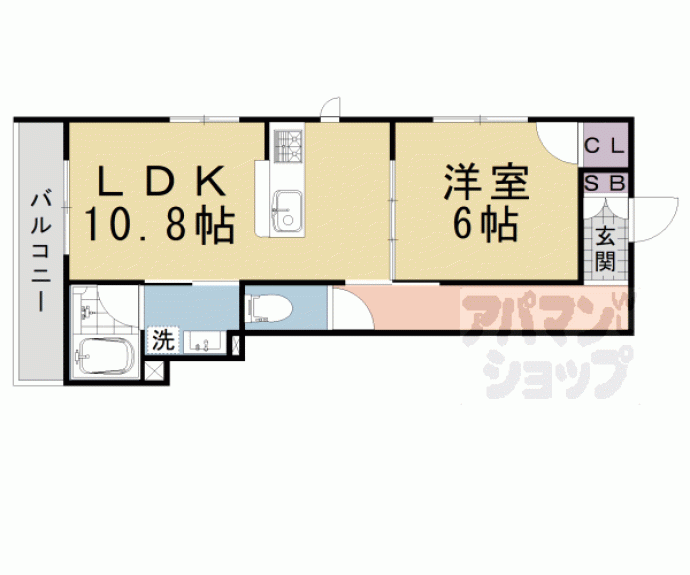 【シャーメゾンレフィシア】間取