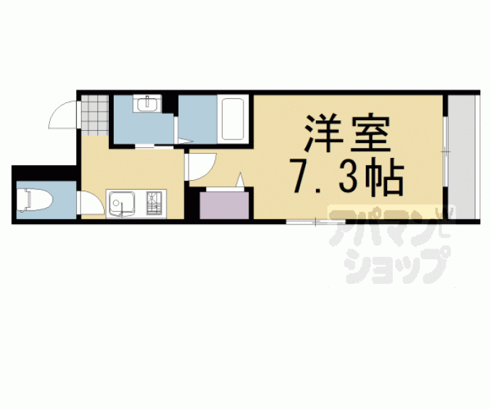 【Six Bijoux堺町五条】間取