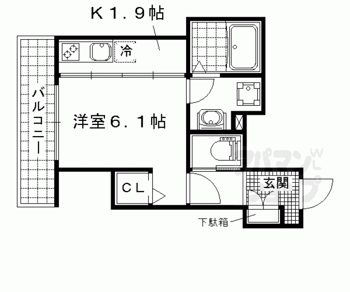 【ラ・ヴィルト御所ノ内】間取
