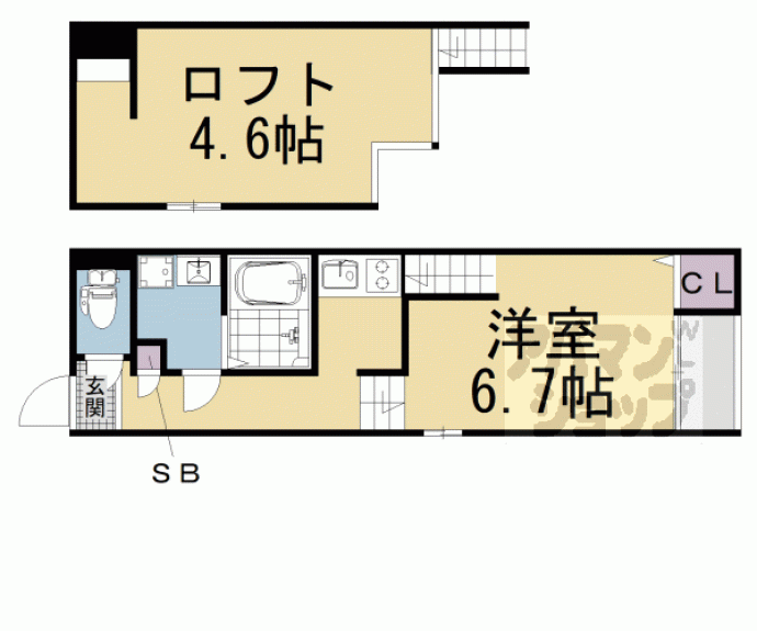 【ハーモニーテラス大宅御供田町】間取
