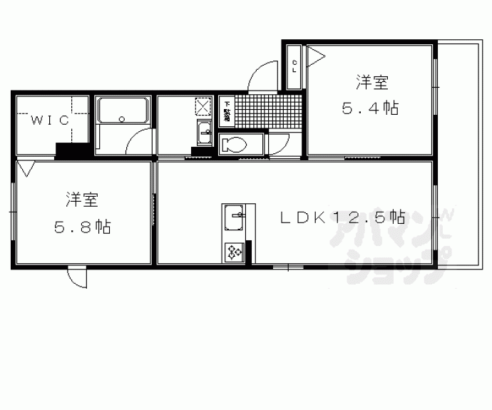 【狸翠庵】間取