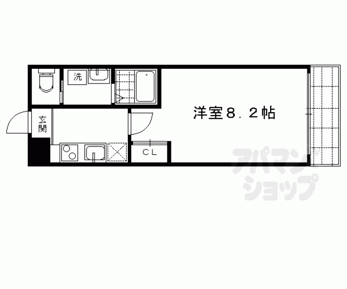 【ヘラクレス円町】間取