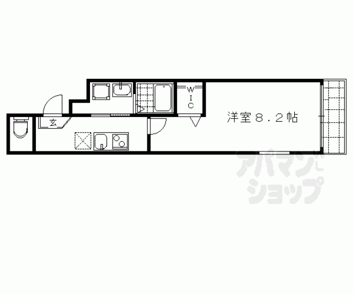 【サイプレス西院】間取