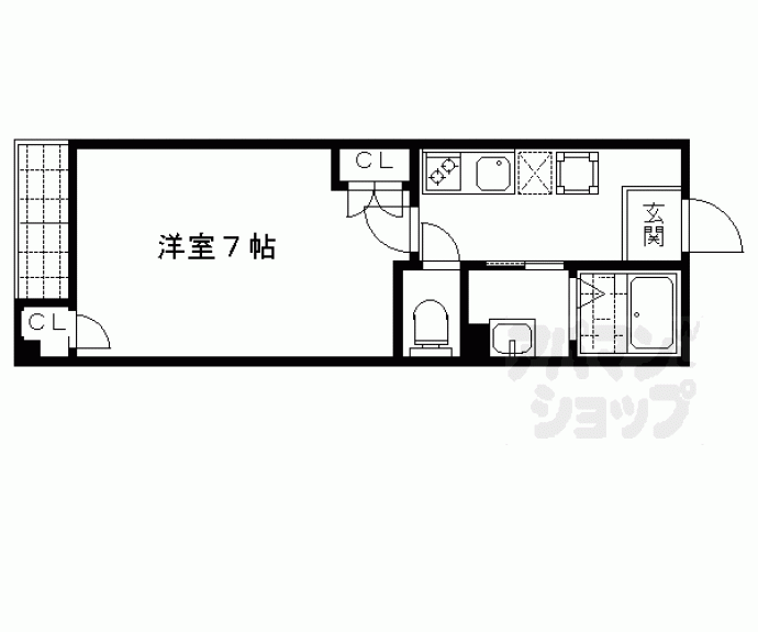 【フェアリーベル二条城】間取