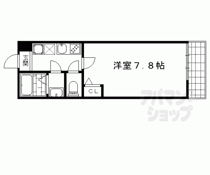 【RAMS二条西】間取