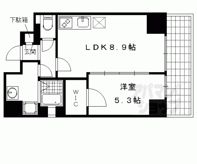 【ベラジオ四条通】間取