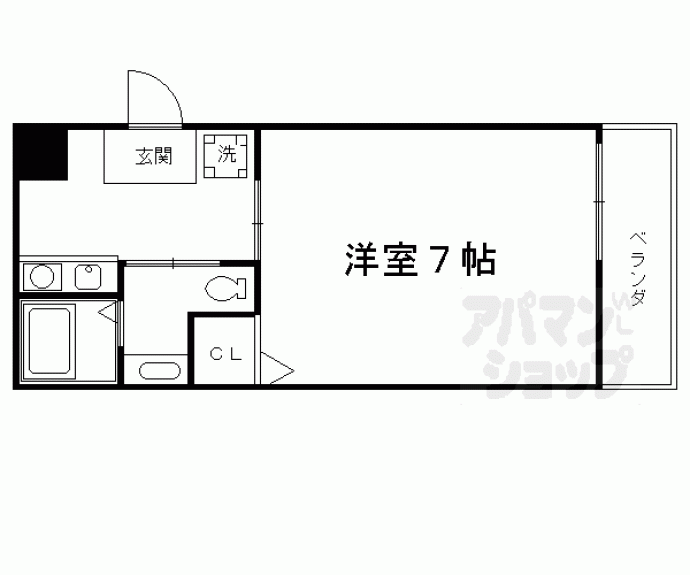 【ナトゥール四条大宮】間取