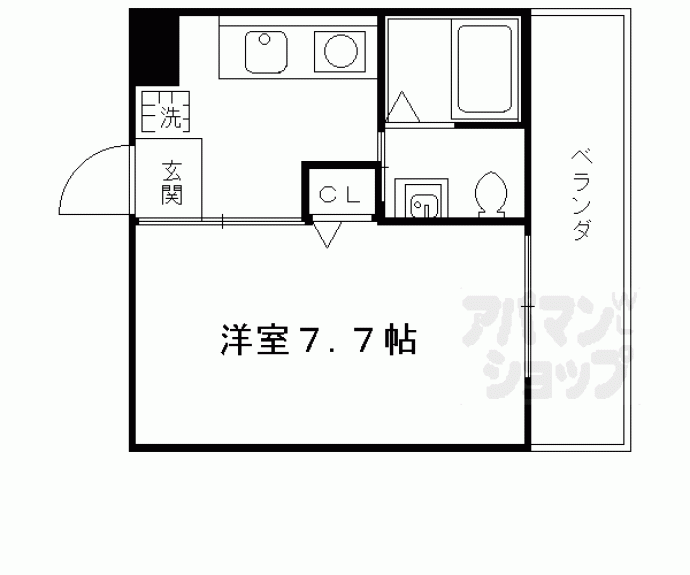 【ナトゥール四条大宮】間取