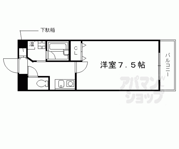 【ウィズ高辻通】間取