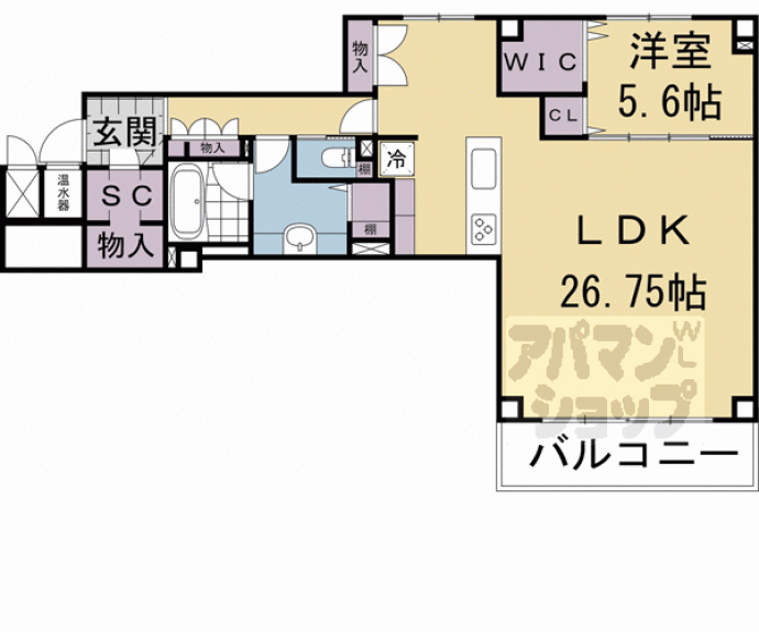 【二条サミットレジデンス】間取